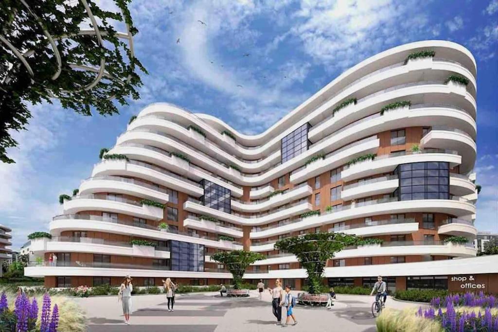 Beautiful And Modern Apartment- Garage- Wislane Tarasy Краків Екстер'єр фото